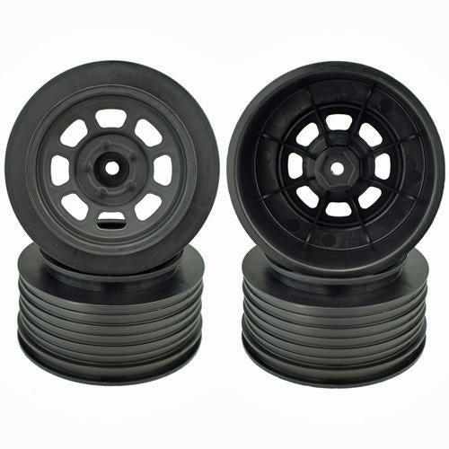 Image of Speedway Short Course Wheels, for Traxxas Slash Front, Black