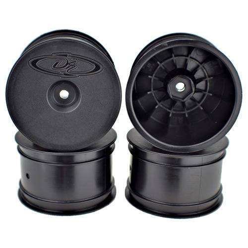 Image of Speedline Buggy Wheels-Assoc B6-B64/TLR22-22-4/Rear/Blk/4pc