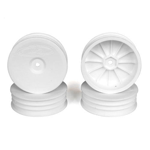 Image of Slim Speedline Buggy Wheels, Front, White