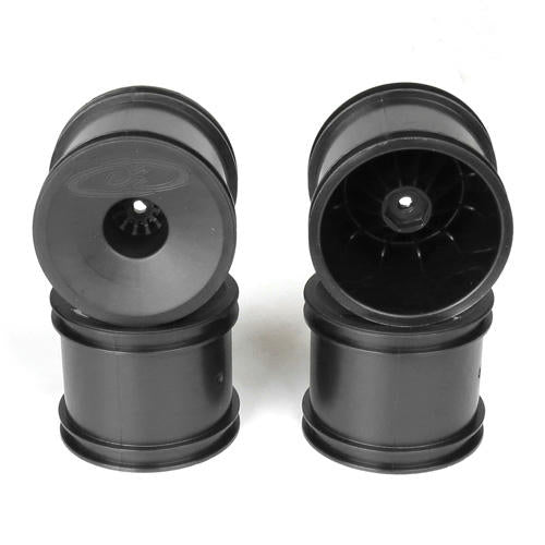 Image of DE Racing Speedline ST Black Wheels (4pcs) Associated T5M, T4.2, T6.1 , ET410