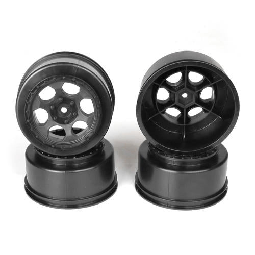 Image of Trinidad SC Wheels-Assoc SC5M- SC10-ProSC/+3mm/Black/4pcs
