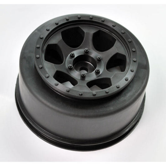 Image of Trinidad SC Wheel-Traxxas Slas Rear-Slash 4x4/Black/4pcs