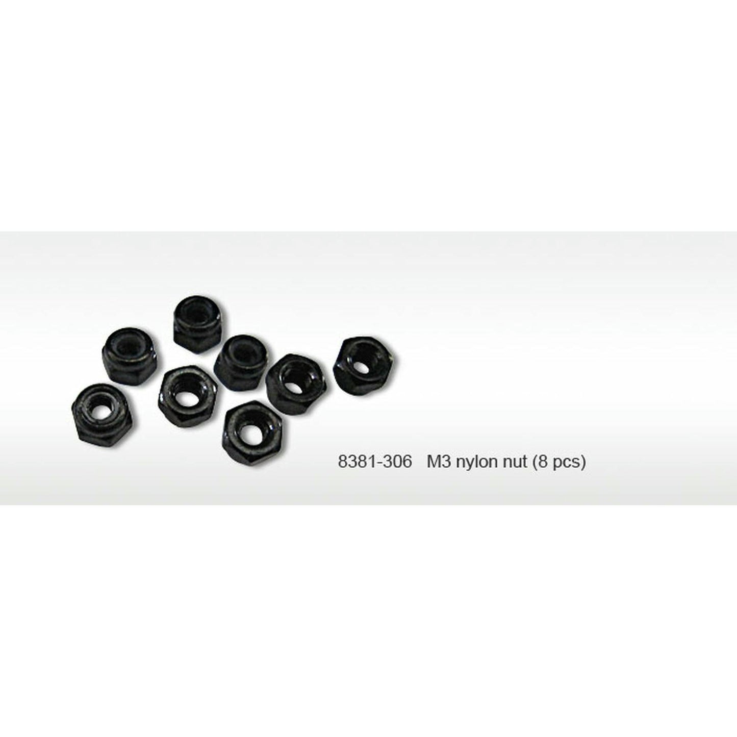 Image of DHK M3 Nylon-Insert Nuts (8pcs) DHK8381-306