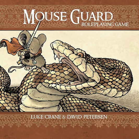 Mouse Guard Roleplaying Game, 2nd Ed. Petersen, David and Crane, Luke