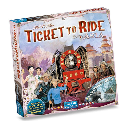 Ticket To Ride: Asia Maps