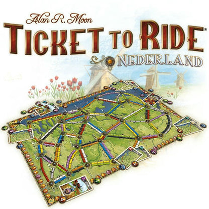 Image of Ticket to Ride: Nederlands Map Pack Expansion #4 by Days of Wonder DOWDO7220
