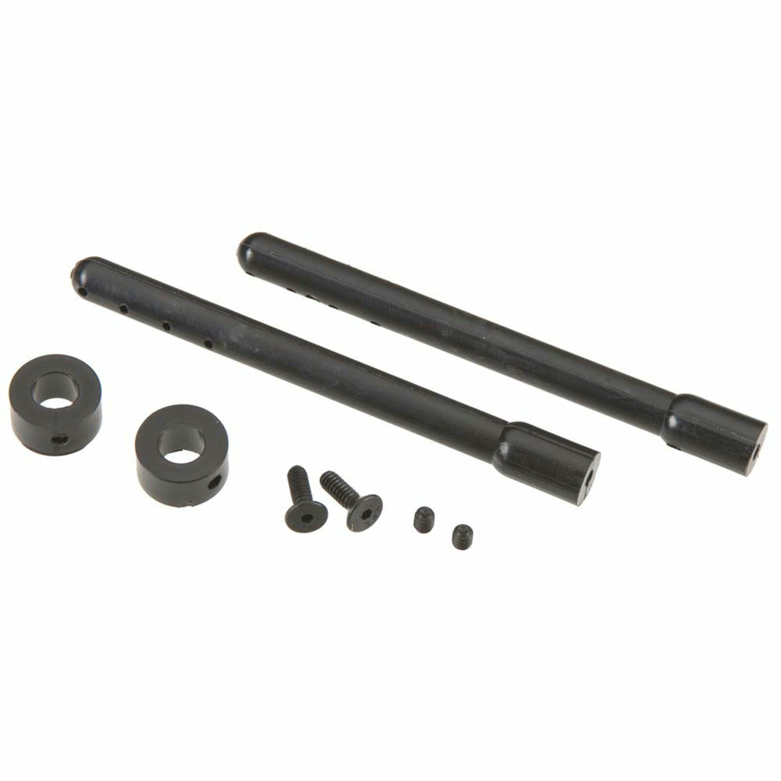 Image of Duratrax 3 Black Body Posts (2pcs, Attach through Screws in bottom) DTXC2613