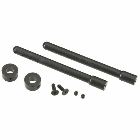 Image of Duratrax 3 Black Body Posts (2pcs, Attach through Screws in bottom) DTXC2613
