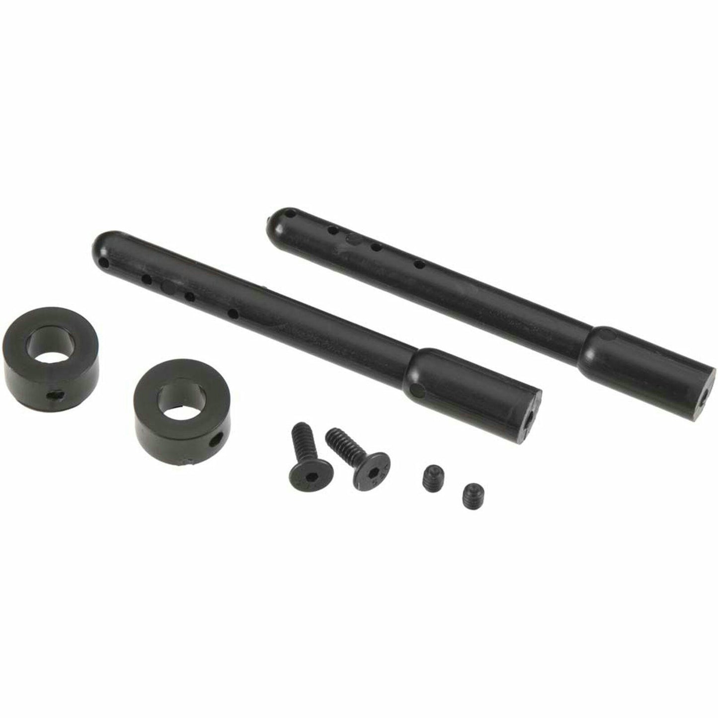 Image of Duratrax 2.5 Black Body Posts (2pcs, Attach through Screws in bottom) DTXC2616