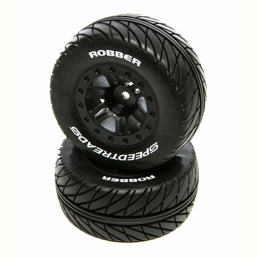 Image of Duratrax Speedtreads Robber 2.2/3.0 Short Course Mounted Truck Tires (2pcs) 