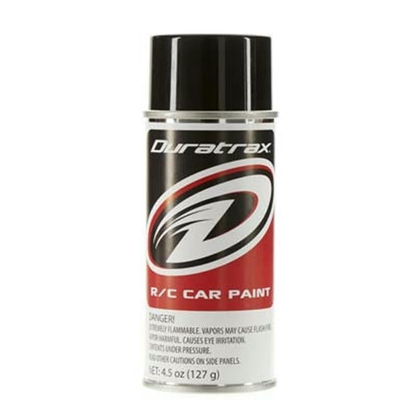 Image of Duratrax Basic Black 4.5oz Lexan/Polycarbonate Body Spray Paint DTXPC250