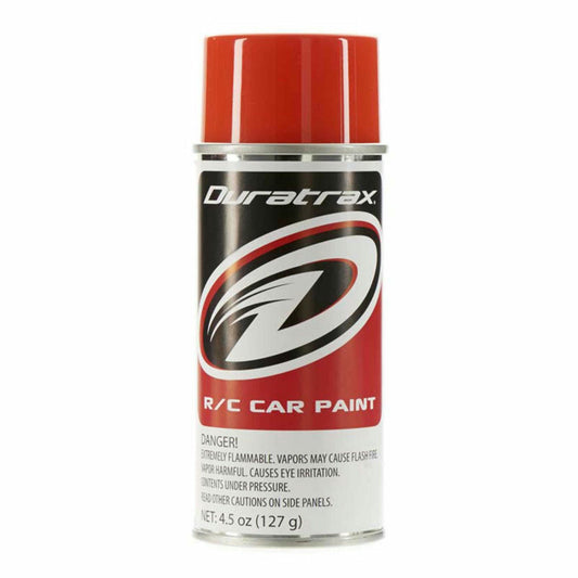 Image of Duratrax Competition Orange 4.5oz Lexan/Polycarbonate Body Spray Paint DTXR4256