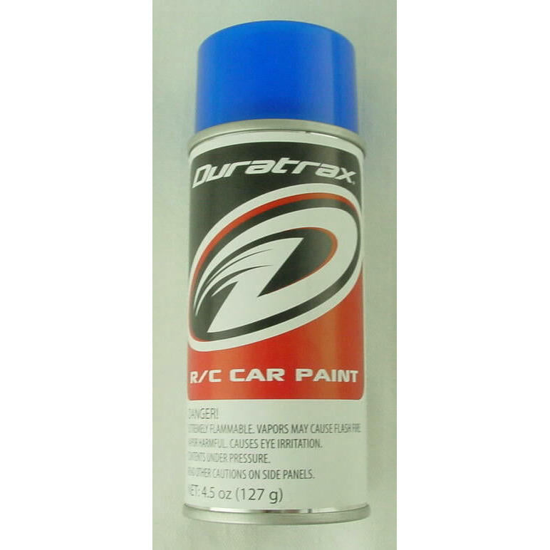 Image of Duratrax Candy Blue 4.5oz Lexan/Polycarbonate Body Spray Paint DTXR4272