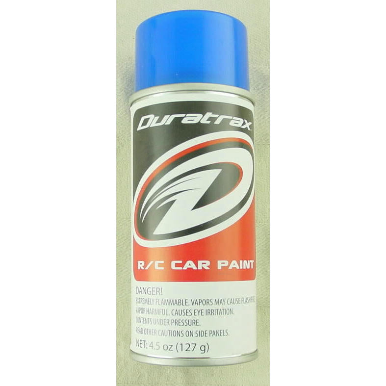 Image of Duratrax Fluorescent Blue 4.5oz Lexan/Polycarbonate Body Spray Paint DDTXR4282