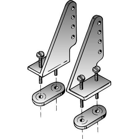 Image of DU-BRO L-Style Nylon Control Horns, L/R  DUB105