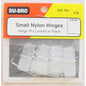 Image of Small Nylon Hinges w/Hinge Pin Locked in Place (15pcs) DUB119