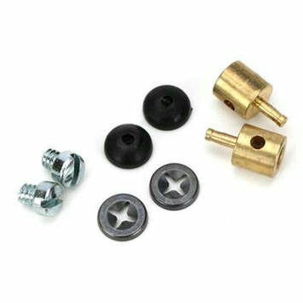 Image of Du-Bro E-Z Connectors w/Reuseable Nylon Snap-On Push Nuts 2pc for .072 / 2-56