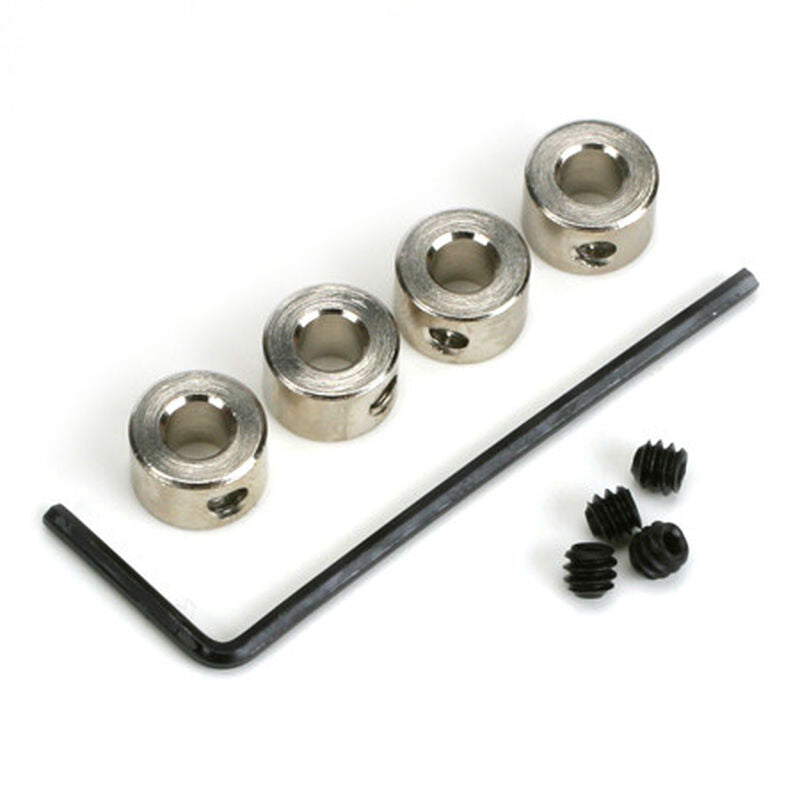 5/32 Dura Collars Nickel Plated