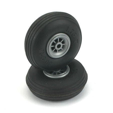 Image of 1 3/4 Diameter Treaded Tires, 2/pkg