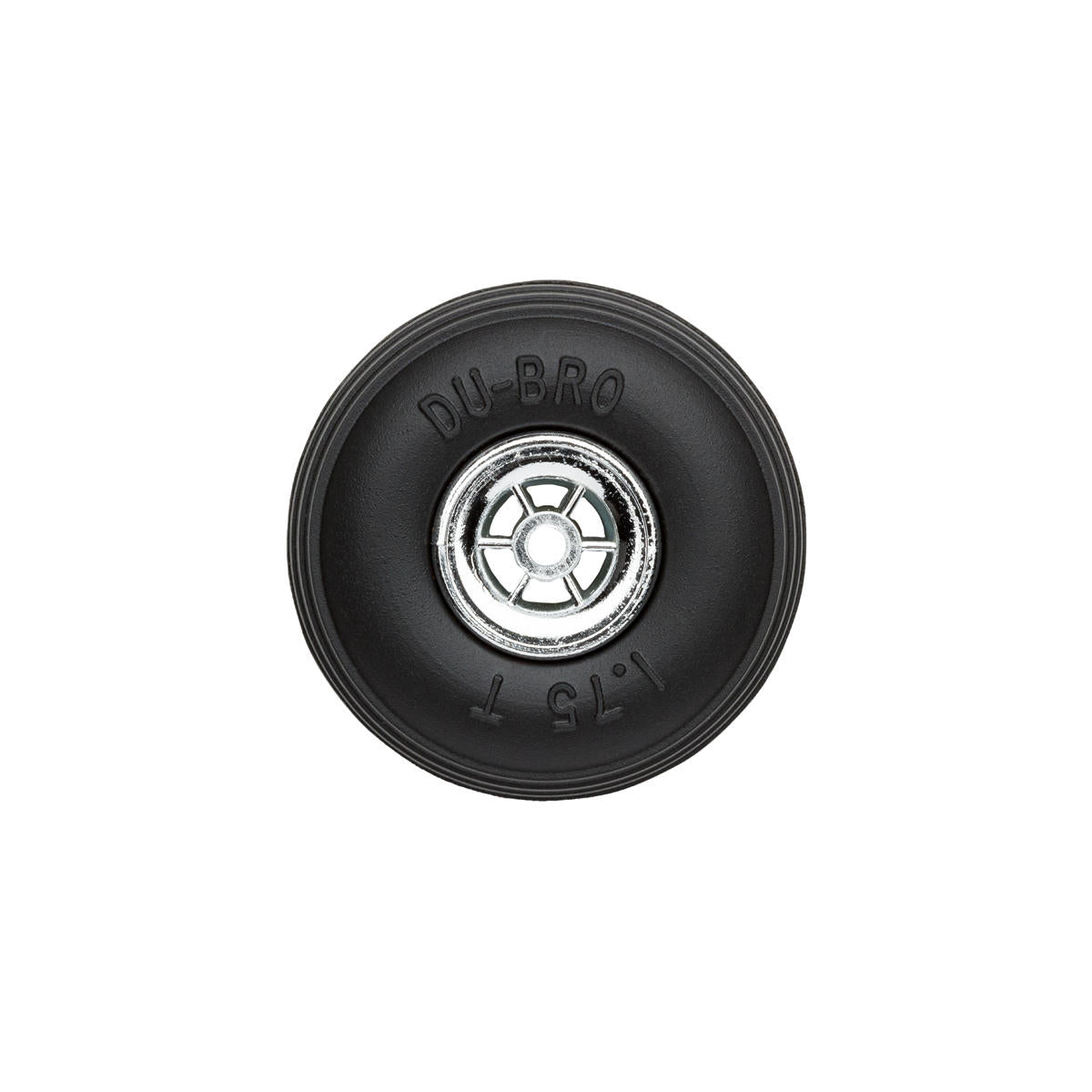Image of 1-3/4 Diameter Treaded Chrome Wheels 2/pkg