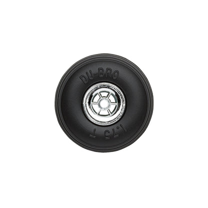 Image of 1-3/4 Diameter Treaded Chrome Wheels 2/pkg