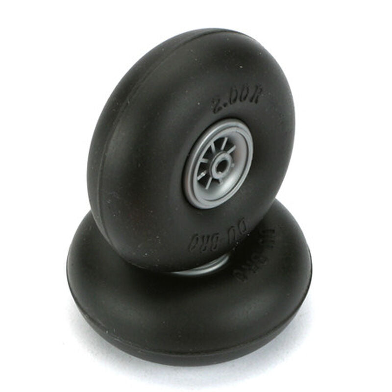 2 Round Airplane Tire 2/pkg