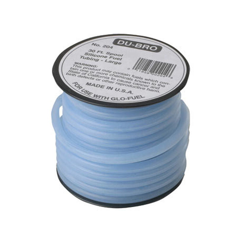 30 Foot Blue Silicone Fule Line (Large - 1/8' id) Airplanes/Heli - GLOW FUEL ONLY