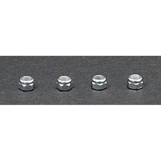 Image of Du-Bro 3mm Nylon Insert Lock Nuts (4) DUB2101