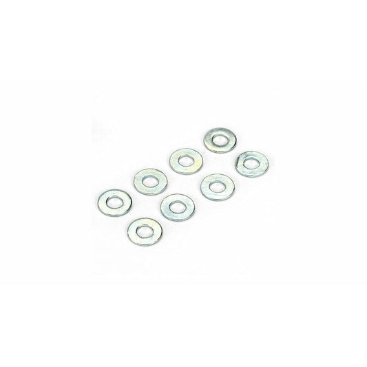 Image of DU-BRO 3mm Flat Washers (8)  DUB2109