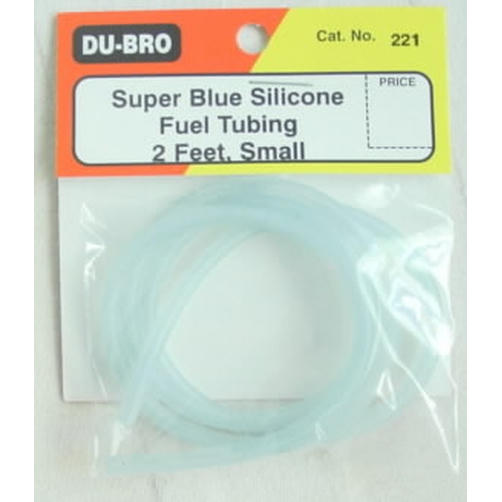 Image of Du-Bro Super Blue Silicone Fuel Line (Small, 2 Feet)