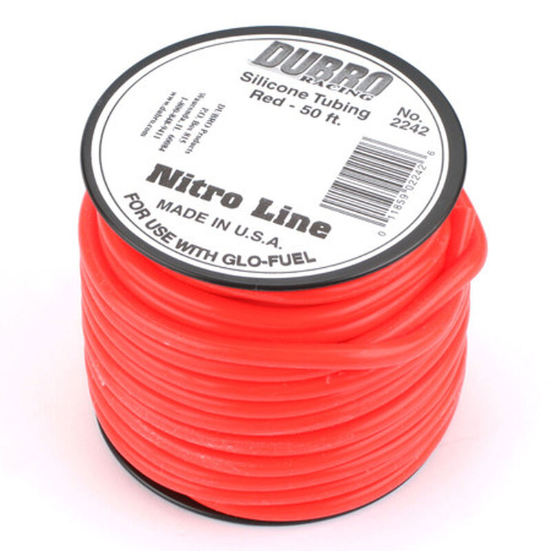 50 Ft Silicone Fuel Line (Red)