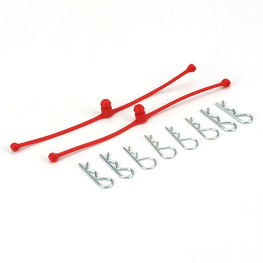 Body Klip Retainers Red (2)