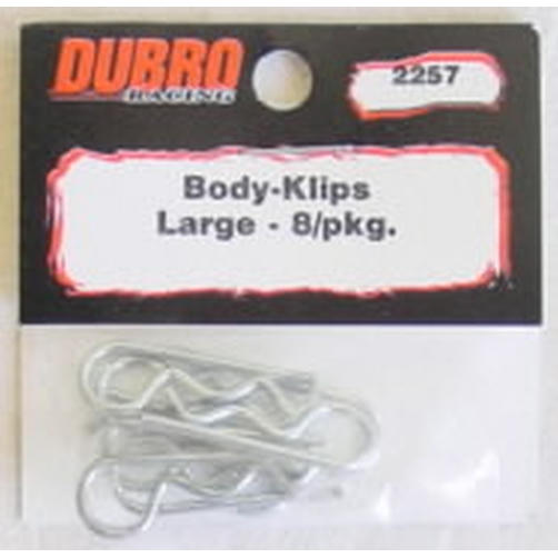 Image of Du-Bro Large Body Klips (8 pcs)