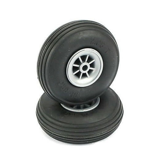 Image of DU-BRO Treaded Wheels 2-1/4 (2)  DUB225T