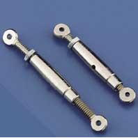 Image of 1/4 Scale Turnbuckles,1/16 (1.5mm) Eye & 4-40 Threaded