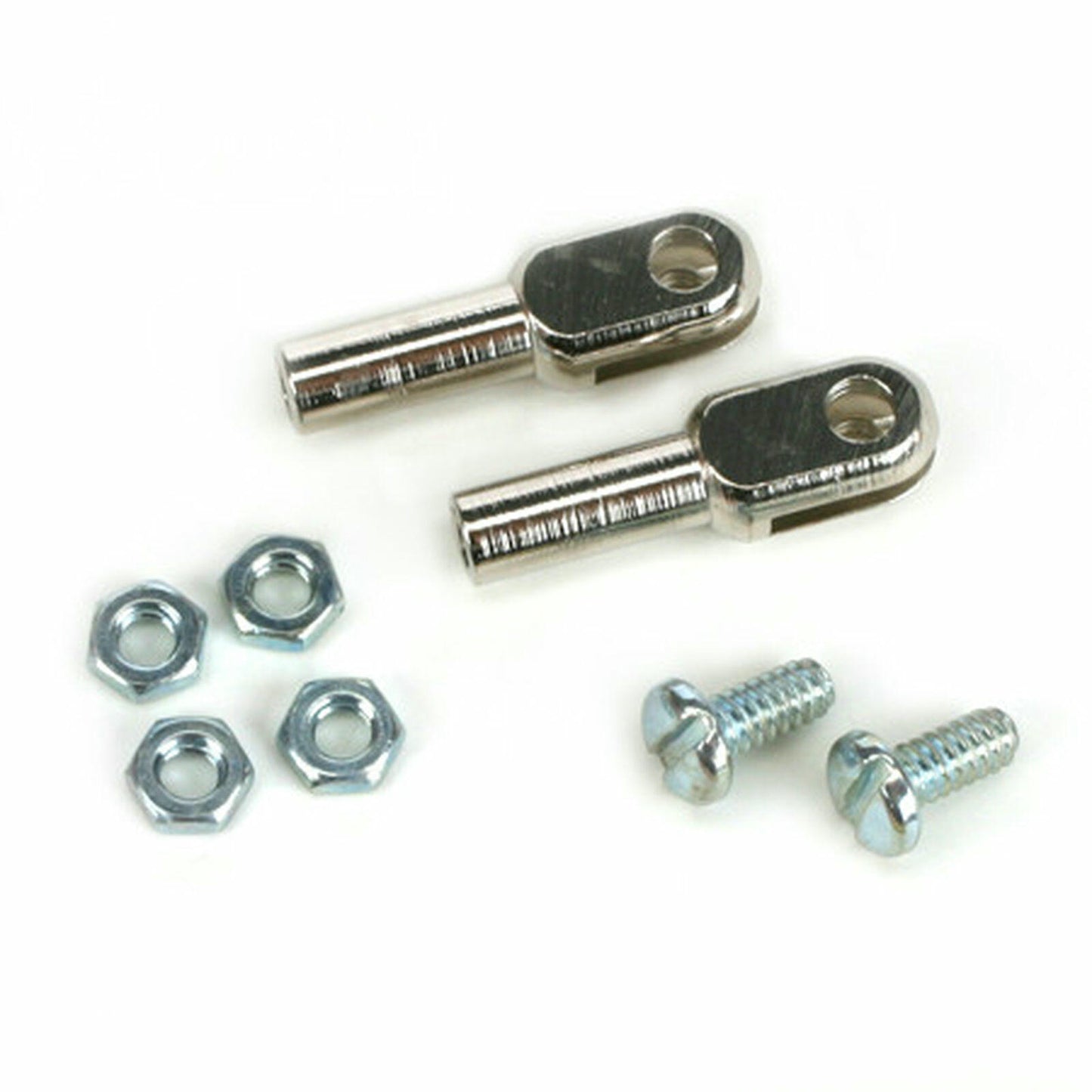 Image of Du-Bro 4-40 Steel Threaded Rod Ends (2pcs) DUB302