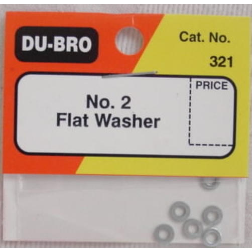 Image of DuBro No. 2 Flat Washers (8 pieces)