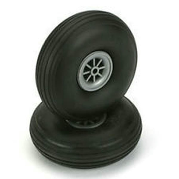 Image of DU-BRO Low Bounce Treaded Wheels 3-1/4 (2) DUB325T