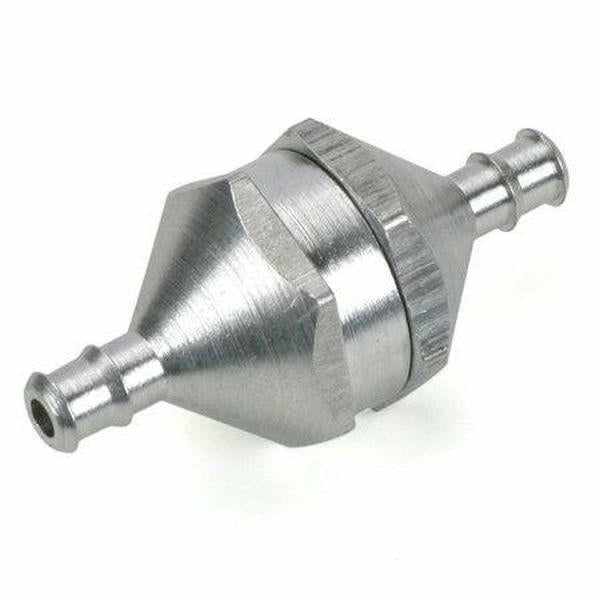 Image of Du-Bro Silver Aluminum In-Line Fuel Filter DUB340