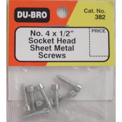 Image of No. 4 x 1/2 SocketHead Shet Metal Screws