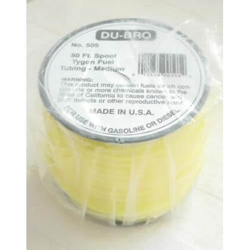 Med (3/32' id) Tygon Fuel Line for Gasoline/Diesel Fules - 50 Foot