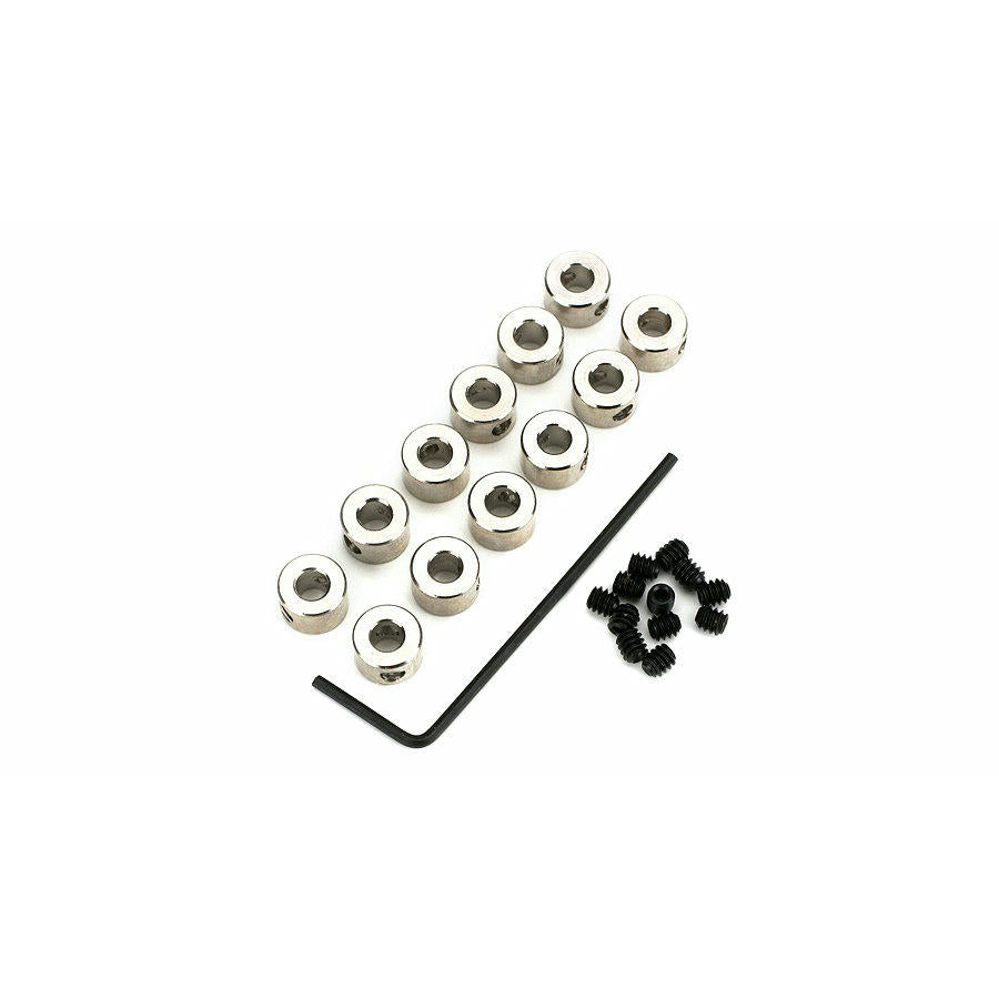 Image of DU-BRO 1/8 Plated Brass Dura-Collars (12) DUB597