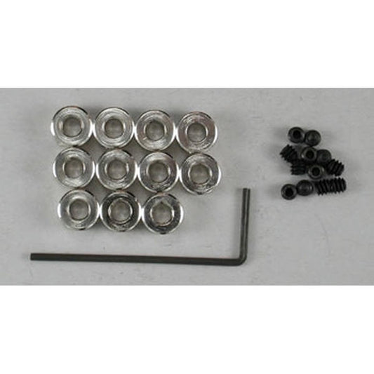 Image of Du-Bro Dura-Collar R/C Airplane Wheel Collars 5/32 Bulk (12) DUB598