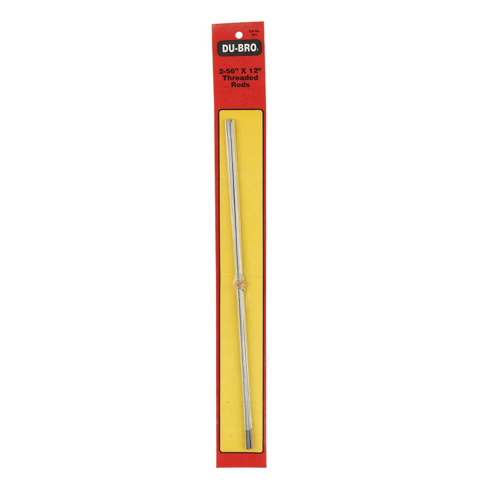 Image of Du-Bro 2-56 x 12 Threaded Rods (6pcs)