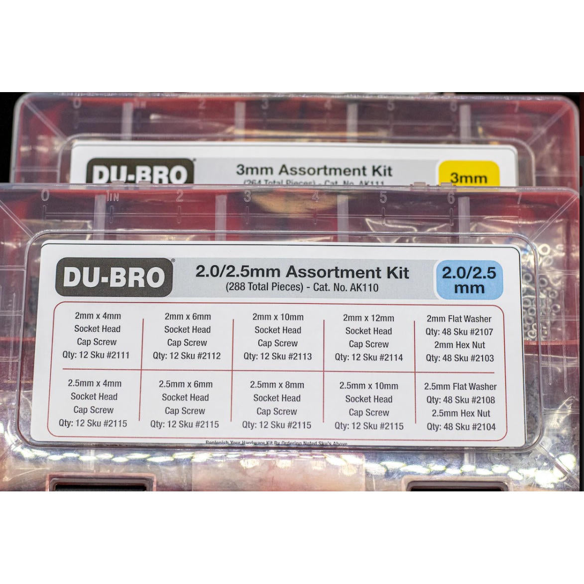 Image of 2-56 Hardware Assortment Kit, 180pcs