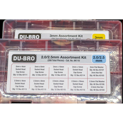 Image of 2-56 Hardware Assortment Kit, 180pcs