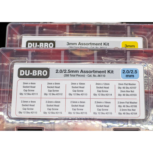 Image of Metric Hardware Assortment Kit Bundle, 2 Boxes, 552pcs Total
