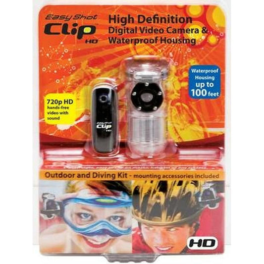 Image of Easy Shot Clip Digital Video Camera &Waterproof Housing