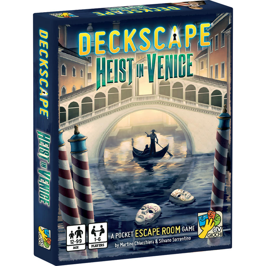 Image of Deckscape: Heist in Venice pocket escape game by DV Giochi DVG5700