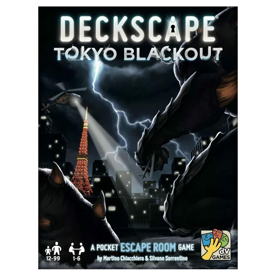Image of Deckscape Tokyo Blackout pocket escape game by DV Giochi DVG5749